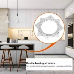 Qinlorgo Stool Plate Base, Square Shape Turntable Plate Base, For Furniture Chairs Office Chairs Display Racks Bar Chairs Car Chairs -Peugeot Shop 51r8fOd4BdL