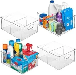 All-Purpose Bins With Divider XL(13.5x10x6) – Perfect Kitchen Organization Or Pantry Storage – Fridge Organizer, Pantry Organization And Storage Bins, Cabinet Organizers -Peugeot Shop 51r9tEOrISL. AC
