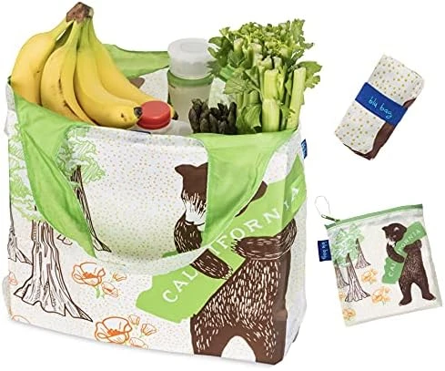 Rockflowerpaper Reusable Grocery Bags - Washable, Foldable, Packable Tote, Large Handles, Heavy Duty, Zippered Top Pouch 13 Rockflowerpaper Reusable Grocery Bags - Washable, Foldable, Packable Tote, Large Handles, Heavy Duty, Zippered Top Pouch - Image 13