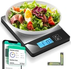 Smart Food Scale For Weight Loss, Kitchen Food Scales Digital Weight Grams And Oz With Nutritional Calculator, Food Weight Scale For Diet, Keto, Macro, Calorie, Baking, Meal Prep 0.1oz/11lb 22 Smart Food Scale For Weight Loss, Kitchen Food Scales Digital Weight Grams And Oz With Nutritional Calculator, Food Weight Scale For Diet, Keto, Macro, Calorie, Baking, Meal Prep 0.1oz/11lb -Peugeot Shop 51rRasaQpqL. AC