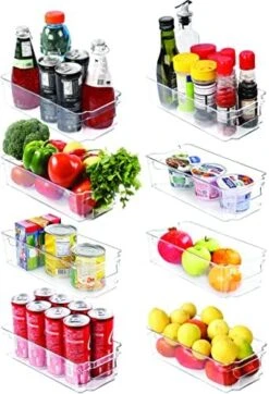 Large Pantry Organizer - Set Of 8 Refrigerator Organizer Bins - Fridge Organizer For Freezers, Kitchen Countertops And Cabinets - BPA Free (Clear) 28 Large Pantry Organizer - Set Of 8 Refrigerator Organizer Bins - Fridge Organizer For Freezers, Kitchen Countertops And Cabinets - BPA Free (Clear) -Peugeot Shop 51rZt 2NQiL. AC