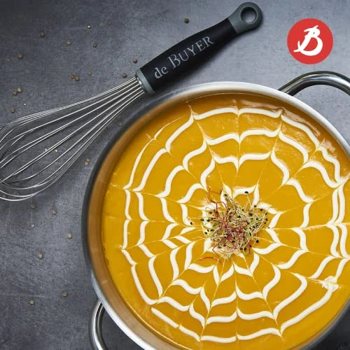 De Buyer GOMA Universal Whisk - 11.75” - Ideal For Commercial & Home Kitchens - Designed For Heavy, Frequent Use - Ergonomic & No-Slip Grip - Dishwasher Safe 5 De Buyer GOMA Universal Whisk - 11.75” - Ideal For Commercial & Home Kitchens - Designed For Heavy, Frequent Use - Ergonomic & No-Slip Grip - Dishwasher Safe - Image 5