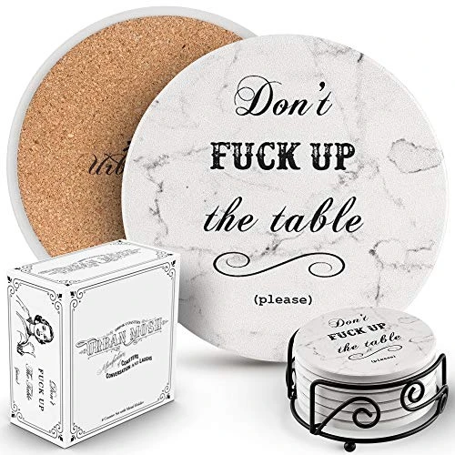 Funny Drink Coasters - Home Decor Gifts Housewarming Gift, House Decor Coasters For Coffee Table Decor, House Warming Gifts New Home Couple, Decorations For Living Room Decor New Home Gift For Home 1 Funny Drink Coasters - Home Decor Gifts Housewarming Gift, House Decor Coasters For Coffee Table Decor, House Warming Gifts New Home Couple, Decorations For Living Room Decor New Home Gift For Home