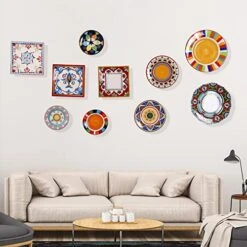 12 Pack Plate Hangers, 6 8 10 Inch Wall Plate Hangers And 16 Pack Wall Hooks, Compatible 6 To 10.5 Inch Decorative Plates, Antique China, Antique Plates And Arts -Peugeot Shop 51rx6LBuitL 1