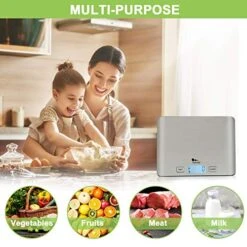 Food Kitchen Scale, Digital Grams And Oz For Cooking, Baking, And Weight Loss, Multifunction Food Meat Scale With LCD Display（Stainless Steel） -Peugeot Shop 51s0uuSBoXL