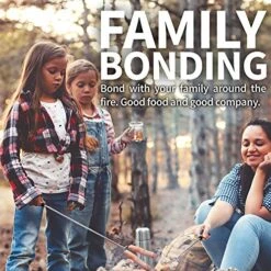 Garnen BBQ Marshmallow Roasting Smores Sticks With Pouch (8 Packs), 34 Inch Extendable Rotating Stainless Steel Skewer Fork With Plastic Handle For Kids Camping Grill Campfire Firepit -Peugeot Shop 51s4CAENwTL