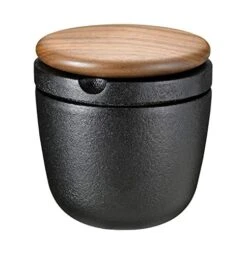 Skeppshult Keppshult Cast Iron And Wood Pepper Mill And Spice Grinder, Handmade In Sweden, Sturdy, Durable, Environmentally Friendly, And Safe To Use On All Cooktops - Little To No Maintenance Needed