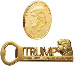 Donald Trump Gifts For Men Christmas MAGA Make America Great Again Bottle Opener Magnet With Collectible Coin 2020 -Peugeot Shop 51s7JQWeXEL. AC
