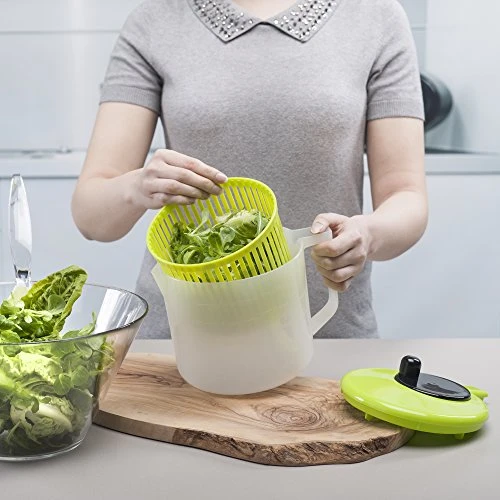 Zeal Salad Spinner, Green 4 Zeal Salad Spinner, Green - Image 4