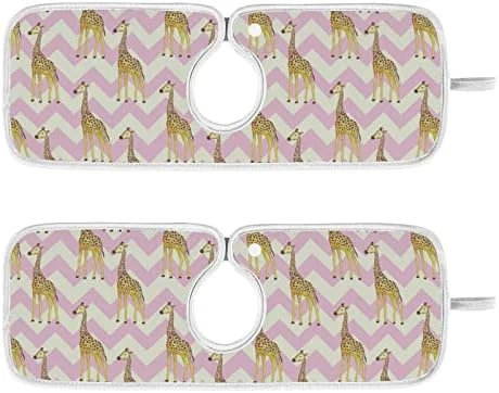 Kcldeci 2 Pack Faucet Mat Splash Guard For Kitchen Sink,Giraffe Pattern Illustration 23x5 Inch Faucet Handle Drip Catcher Tray Absorbent Mat Fast Dry Mat For Kitchen, Bathroom 8 Kcldeci 2 Pack Faucet Mat Splash Guard For Kitchen Sink,Giraffe Pattern Illustration 23x5 Inch Faucet Handle Drip Catcher Tray Absorbent Mat Fast Dry Mat For Kitchen, Bathroom - Image 8