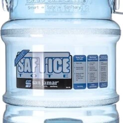 San Jamar Shorty Saf-T-Ice Commercial Ice Tote, 5 Gal, (1 Pack) -Peugeot Shop 51sb0s04QhL