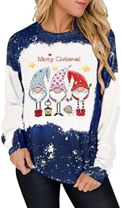 Pullover Sweatshirts For Women Fall Fashion Sweatshirts Long Sleeve Christmas Print Plus Size Pullover Top Fall Clothes -Peugeot Shop 51sbffHjHTL. AC