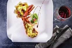 16-Piece ​Modern Black Hammered Silverware Set With Ultra Sharp 2-IN-1 Serrated Knive, 18/10 Stainless Steel Flatware Set, Titanium ​Plated Cutlery Set Service For 4, Reusable, Dishwasher Safe -Peugeot Shop 51shqZ3NLGL