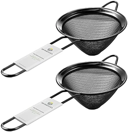 Fine Mesh Sieve Strainer Stainless Steel Cocktail Strainer Food Strainers Tea Strainer Coffee Strainer With Long Handle For Double Straining Utensil 3.3 Inch By Homestia 15 Fine Mesh Sieve Strainer Stainless Steel Cocktail Strainer Food Strainers Tea Strainer Coffee Strainer With Long Handle For Double Straining Utensil 3.3 Inch By Homestia - Image 15