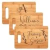 Personalized Cutting Board, 11 Designs, 5 Wood Styles Cutting Board - Wedding Gifts For Couple, Housewarming Gifts, Personalized Gifts For Mom And Dad, Grandma Gifts, Engraved Kitchen Sign