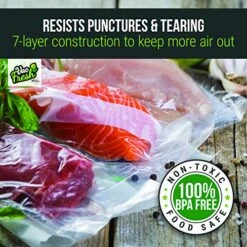 D Vacuum Sealer Rolls (11" X 50', 2 Rolls), 3.5mil Embossed Food Storage Bags, Vacuum Seal Bags For Meal Prep, Sous Vide Bags For Cooking (100 Feet) 9 D Vacuum Sealer Rolls (11" X 50', 2 Rolls), 3.5mil Embossed Food Storage Bags, Vacuum Seal Bags For Meal Prep, Sous Vide Bags For Cooking (100 Feet) -Peugeot Shop 51stUxounOL