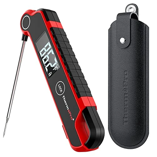 TP620 Instant Read Meat Thermometer Digital, Cooking Thermometer With Large Anti-Fog Auto-Rotating LCD Display, Waterproof Food Thermometer Digital For Kitchen, BBQ, Or Grill 1 TP620 Instant Read Meat Thermometer Digital, Cooking Thermometer With Large Anti-Fog Auto-Rotating LCD Display, Waterproof Food Thermometer Digital For Kitchen, BBQ, Or Grill