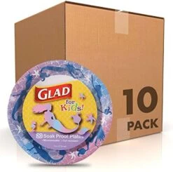 For Kids Mermaids 7” Paper Plates, Microwave Safe | Mermaids Kids Plates | Mermaids Paper Plates For Everyday Use, 7” Round Paper Snack Plates 20ct -Peugeot Shop 51swpgD7sL. AC