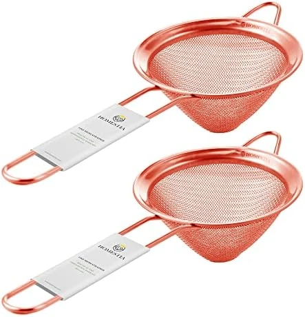 Fine Mesh Sieve Strainer Stainless Steel Cocktail Strainer Food Strainers Tea Strainer Coffee Strainer With Long Handle For Double Straining Utensil 3.3 Inch By Homestia 14 Fine Mesh Sieve Strainer Stainless Steel Cocktail Strainer Food Strainers Tea Strainer Coffee Strainer With Long Handle For Double Straining Utensil 3.3 Inch By Homestia - Image 14