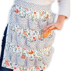 Egg Apron For Fresh Eggs, Egg Collecting Apron With 18 Deep Pockets, Chicken Egg Apron For Women, Egg Gathering Apron