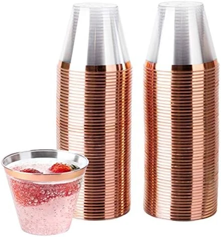 9 Oz Disposable Plastic Party Cups,Old Fashioned Designed Tumblers, 100 Count, Crystal Clear 8 9 Oz Disposable Plastic Party Cups,Old Fashioned Designed Tumblers, 100 Count, Crystal Clear - Image 8