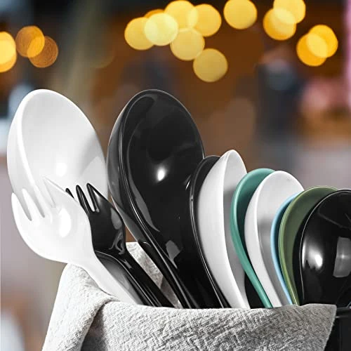 Bright White 6.75 Inch Asian Soup Spoons Set Of 6, Ultra-fine Porcelain Tablespoon, Chinese/Japanese Kitchen Soup Spoons For Cereal, Small Spoons For Ramen Pho - Deep Oval Hook Design 4 Bright White 6.75 Inch Asian Soup Spoons Set Of 6, Ultra-fine Porcelain Tablespoon, Chinese/Japanese Kitchen Soup Spoons For Cereal, Small Spoons For Ramen Pho - Deep Oval Hook Design - Image 4