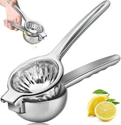 Lemon Squeezer, Anti-Corrosion Stainless Steel Extra Large Manual Lemon Juicer Squeezer With Solid Metal Squeezer Bowl, Lime Squeezer & Citrus Press Juicer For Juicing Lemons & Limes, Black -Peugeot Shop 51tgXrfLE5L. AC