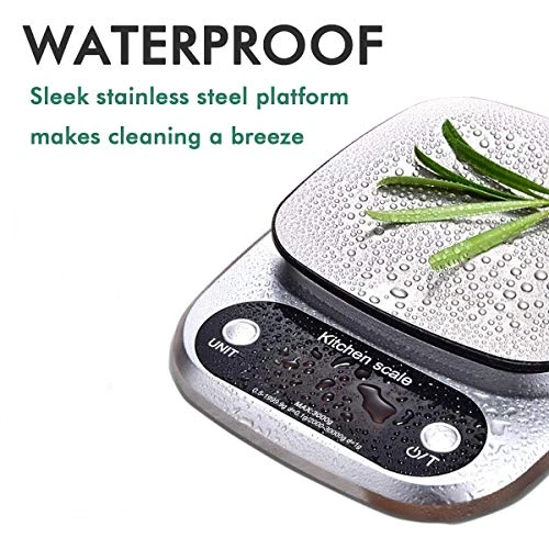 Digital Kitchen Food Scale 3000g/0.1g Multifunction Weight Scale Gram Ounces, Electronic Jewelry Scale High Precision LCD Display/Stainless Steel/Tare/G OZ ML CT KG TL LB FL:OZ/Batteries Included 3 Digital Kitchen Food Scale 3000g/0.1g Multifunction Weight Scale Gram Ounces, Electronic Jewelry Scale High Precision LCD Display/Stainless Steel/Tare/G OZ ML CT KG TL LB FL:OZ/Batteries Included - Image 3