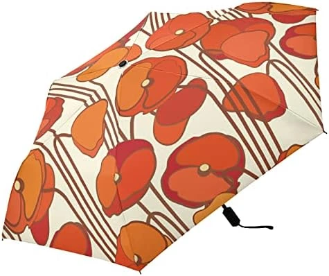 Parasol Folding Umbrella, Reinforced Windproof Waterproof, Portable Compact Anti-UV Sun Rain Protection For Travel Outdoor 10 Parasol Folding Umbrella, Reinforced Windproof Waterproof, Portable Compact Anti-UV Sun Rain Protection For Travel Outdoor - Image 10