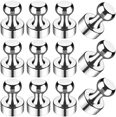 12Pcs Black Fridge Magnet Refrigerator Magnets, Whiteboard Magnets, Fridge Magnets Adults, Magnets Fridge, Small Strong Magnets For Whiteboard, Locker, Map, Kitchen, Office, School 5 12Pcs Black Fridge Magnet Refrigerator Magnets, Whiteboard Magnets, Fridge Magnets Adults, Magnets Fridge, Small Strong Magnets For Whiteboard, Locker, Map, Kitchen, Office, School - Image 5