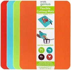 Plastic Cutting Boards For Kitchen - Color Coded Chopping Board Set - Flexible Cutting Mats For Meat & Vegetables - Dishwasher Safe, Non-Slip, BPA Free (8-Pack Multicolor, Mixed Size) 25 Plastic Cutting Boards For Kitchen - Color Coded Chopping Board Set - Flexible Cutting Mats For Meat & Vegetables - Dishwasher Safe, Non-Slip, BPA Free (8-Pack Multicolor, Mixed Size) -Peugeot Shop 51uEBi04BzL. AC