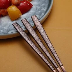 Dinner Spoon Set Of 4 With Moon Surface Handle And Shiny Rose Gold Mouth, Stainless Steel Copper Spoons Silverware Set Dishwasher Safe 14 Dinner Spoon Set Of 4 With Moon Surface Handle And Shiny Rose Gold Mouth, Stainless Steel Copper Spoons Silverware Set Dishwasher Safe -Peugeot Shop 51uN9NH7RMS