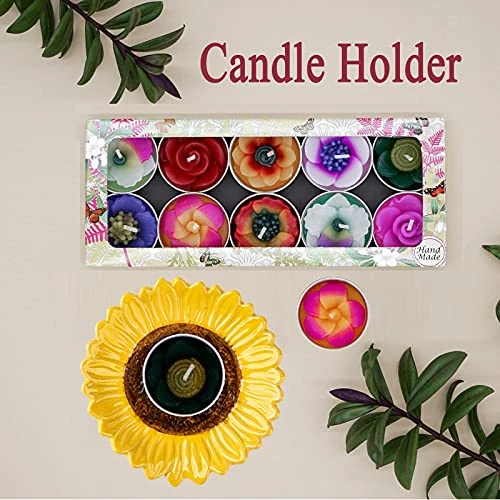 Spoon Rest Spoon Holder For Stove Top 2 PCS Spoon Rest For Kitchen Counter Spoon Rest For Stove Top Ceramic Spoon Rest Sunflower Shape 4 Spoon Rest Spoon Holder For Stove Top 2 PCS Spoon Rest For Kitchen Counter Spoon Rest For Stove Top Ceramic Spoon Rest Sunflower Shape - Image 4