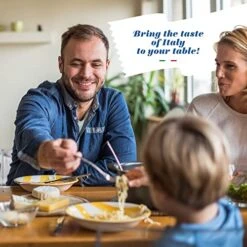 A Gondola Set Of 2 Homemade Pasta Cutters - Festooned & Smooth Wheels | Pasta Making Tools For Home & Business | Brass & Natural Wood | Easy To Use Pasta Cutting Tools | Ravioli Cutters Made In Italy -Peugeot Shop 51uhqWZW4BL