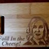Custom Moria Rose Cutting Board Small Or Large Bamboo Cutting Board Fold In The Cheese Christmas Gift
