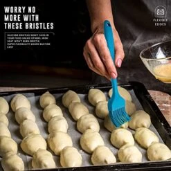 - Pack Of 4 Pastry Brush, Heat Resistant Silicone Brush Set, Multipurpose Basting Brush For BBQ, Marinading, Meat Grilling, And Oiling - A Perfect Kitchen Utensils Set For Baking And Cooking -Peugeot Shop 51v6MpBQEtL