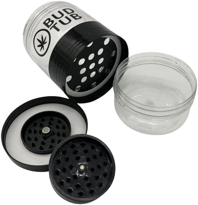 Herb Storage Jar With Shake Separator And Magnetic Herb Grinder INSIDE The Lid. This Airtight, Smell Proof, Plastic Storage Container Has Two Seals To Keep The Goods Fresh And Scent Contained 8 Herb Storage Jar With Shake Separator And Magnetic Herb Grinder INSIDE The Lid. This Airtight, Smell Proof, Plastic Storage Container Has Two Seals To Keep The Goods Fresh And Scent Contained - Image 8