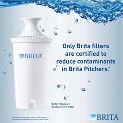 Brita 6 Cup Space Saver BPA Free Water Pitcher With 1 Filter, Black 9 Brita 6 Cup Space Saver BPA Free Water Pitcher With 1 Filter, Black -Peugeot Shop 51vDUqrwzaL