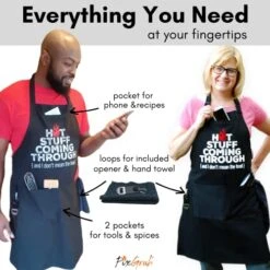 FixGrub Hot Stuff Funny Aprons For Men And Women, Grill Apron, Chefs Apron, BBQ Apron, Gift Set Or Apron Only 9 FixGrub Hot Stuff Funny Aprons For Men And Women, Grill Apron, Chefs Apron, BBQ Apron, Gift Set Or Apron Only -Peugeot Shop 51vL6FG5EjL