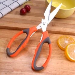 Kitchen Shears, Heavy Duty Kitchen Scissors, Multi-function Scissors With Cover, Stainless Steel Sharp Scissors For Seafood, Meat, Fish, Vegetable, BBQ, Nuts, 2 Pack -Peugeot Shop 51vMo4hWvHL