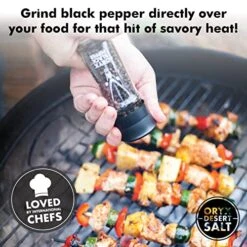 Black Pepper Grinder By Oryx | Refillable Ceramic Pepper Mill | Premium Whole Black Peppercorns | Pair With Oryx Desert Salt Grinder | 50g / 1.26 Oz. Peppercorn Grinder 19 Black Pepper Grinder By Oryx | Refillable Ceramic Pepper Mill | Premium Whole Black Peppercorns | Pair With Oryx Desert Salt Grinder | 50g / 1.26 Oz. Peppercorn Grinder -Peugeot Shop 51vQw9OmUlL