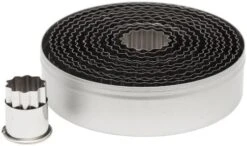 Plain Edge Round Cutters In Graduated Sizes, Stainless Steel, 11 Pc Set -Peugeot Shop 51vUOXPmepL. AC