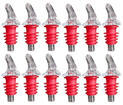 1 Dozen Medium Red Cork Free-Pour Spout - Great For 750ml Or Liter Bottle Of Patron, 3 Olives And Many Other Liquors With Wider Than Normal Bottle Necks, Including Many Of The Big 1.75 Liter Bottles. 1 1 Dozen Medium Red Cork Free-Pour Spout - Great For 750ml Or Liter Bottle Of Patron, 3 Olives And Many Other Liquors With Wider Than Normal Bottle Necks, Including Many Of The Big 1.75 Liter Bottles.