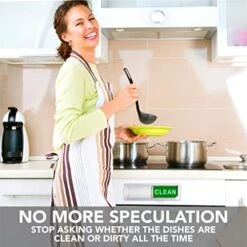 Dishwasher Magnet, Clean Dirty Sign Indicator For Dishwasher Non-Scratch Easy To Read And Strong Slide For Changing Signs, Sleek And Convenient Design, Heavy Duty Magnet With Optional Stickers 11 Dishwasher Magnet, Clean Dirty Sign Indicator For Dishwasher Non-Scratch Easy To Read And Strong Slide For Changing Signs, Sleek And Convenient Design, Heavy Duty Magnet With Optional Stickers -Peugeot Shop 51vlOis8dxL