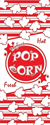 1 Oz Popcorn Bags. Pack Of 500 Count. Printed Paper Popcorn Bags