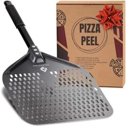 Perforated Pizza Peel 12 Inch – Professional Metal Pizza Peel With Beveled Edge For Smooth Sliding – 27”-Long Aluminum Pizza Paddle W/Insulated Anti-Slip Grip – Pizza Oven Accessories 12 Perforated Pizza Peel 12 Inch – Professional Metal Pizza Peel With Beveled Edge For Smooth Sliding – 27”-Long Aluminum Pizza Paddle W/Insulated Anti-Slip Grip – Pizza Oven Accessories -Peugeot Shop 51w87SGdRLL. AC
