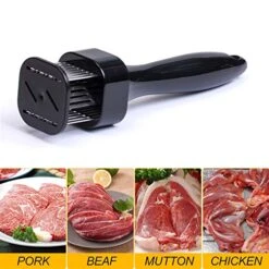 Meat Tenderizer For Tenderizering With 24 Blades Heavy Duty Stainless Steel Cooking Machine For Tenderizing Your Kitchen -Peugeot Shop 51wUBJ1YUDL