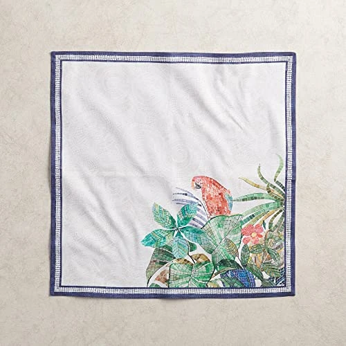 D' Hermine Napkins 100% Cotton Premium 20Inch X 20Inch Decorative Washable Cloth Napkin Easter Table Napkin For Dining, Kitchen, Parties & Camping - Mosaic (Set Of 4) 2 D' Hermine Napkins 100% Cotton Premium 20Inch X 20Inch Decorative Washable Cloth Napkin Easter Table Napkin For Dining, Kitchen, Parties & Camping - Mosaic (Set Of 4) - Image 2