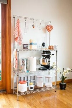 Omega 18" Deep X 72" Wide X 63" High Chrome Bakers Rack -Peugeot Shop 51wZqq0ZrkL. AC