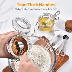 Measuring Spoons: U-Taste 18/8 Stainless Steel Measuring Spoons Set Of 7 Piece: 1/8 Tsp, 1/4 Tsp, 1/2 Tsp, 3/4 Tsp, 1 Tsp, 1/2 Tbsp & 1 Tbsp Dry And Liquid Ingredients 8 Measuring Spoons: U-Taste 18/8 Stainless Steel Measuring Spoons Set Of 7 Piece: 1/8 Tsp, 1/4 Tsp, 1/2 Tsp, 3/4 Tsp, 1 Tsp, 1/2 Tbsp & 1 Tbsp Dry And Liquid Ingredients -Peugeot Shop 51wqbpQO8eL